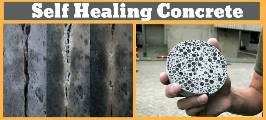 خرسانة ذاتية الإصلاح